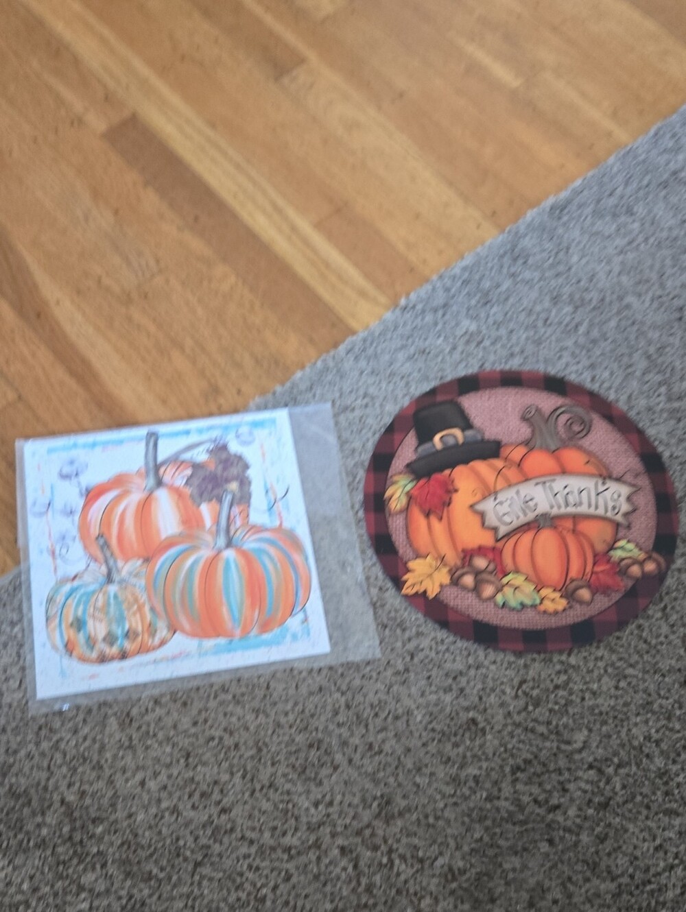 Fall Metal Wreath Attachment/Door Hanger